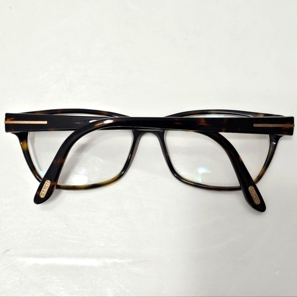Tom Ford Dark Havana Square Eyeglass Frames - TF5405 - Picture 15 of 16